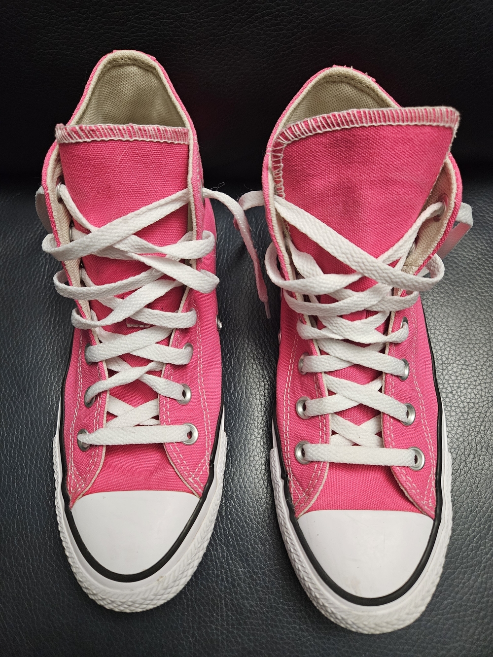 Hot Pink Hi - Top Converse